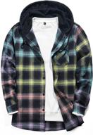 jg jenny ghoo flannel regular men's clothing: high-quality shirts for every occasion logo