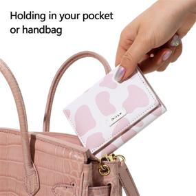 img 1 attached to Tri Folded Wallet Leather Cartoon Pocket Women's Handbags & Wallets