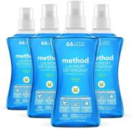 🌿 method laundry detergent fresh air 53.5 oz 66 loads (pack of 4) - packaging may vary logo