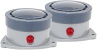 💦 topvico water leak alarm sensor detector: 110db alert, waterproof (2 pack) logo