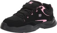 dc womens decel skate black logo