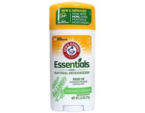 img 2 attached to ARM & HAMMER Essentials Натуральный дезодорант Fresh 2.50 🌿 унции (пачка из 5 штук): сила в борьбе с запахом в натуральной формуле