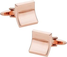 img 4 attached to Cuff Daddy Elliptical Squares Rose Gold Presentation