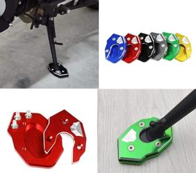 img 2 attached to Motorcycle Kickstand Extender Foot Side Stand Extension Pad Support Plate For Kawasaki Z650 Z900 Z1000 Z1000SX ER-6N ZX6R ZX10R