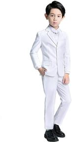 img 4 attached to Yuanlu Toddler Formal Tuxedo Bearer Boys' Clothing: Trendy Suits & Sport Coats for Young Gentlemen