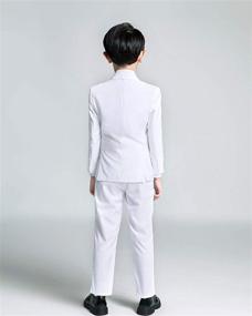 img 3 attached to Yuanlu Toddler Formal Tuxedo Bearer Boys' Clothing: Trendy Suits & Sport Coats for Young Gentlemen