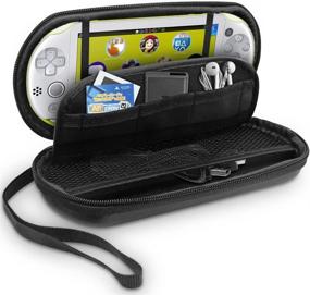 img 1 attached to Ultimate Protection Bundle: Sony Playstation Vita 2000 Case, Tempered Glass Screen Protectors, & Carrying EVA Case