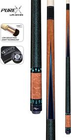 img 1 attached to 🎱 Enhance Your Pool Game with Purex HXT30 Antique-Stained Birds-Eye Maple Cue