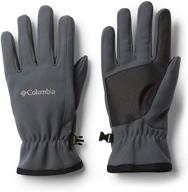 columbia mens ascender softshell glove: ultimate men's accessory for comfort and performance logo