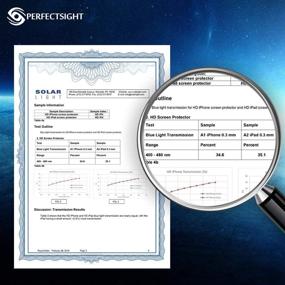 img 1 attached to Защитный экран от голубого света медицинского класса PERFECTSIGHT для Samsung Galaxy Tab S7+/ S7 Plus 12,4 дюймов, [Защита от 6 вредных излучений] прозрачное закаленное стекло высокой четкости [Совместим с S Pen] - улучшенное продвижение продукта с учетом SEO-подхода.