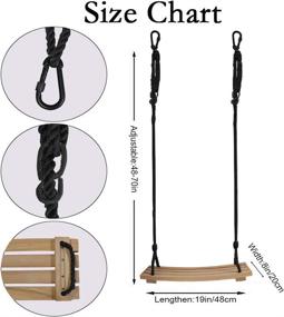 img 3 attached to Durable Hanging Backyard Outdoor Adjustable