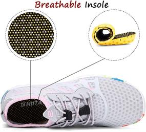img 2 attached to 🏄 HIITAVE Women's Aqua Beach Water Shoes Quick-Dry Barefoot Swim Socks for Surfing, Pool, River Walking, Diving, Water Sports