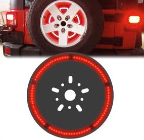 img 4 attached to 🚗 Светотормоз на запасное колесо SUNPIE для J**eep Wrangler JK LJ YJ CJ 1997-2017 - Улучшенный SEO