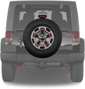 img 1 attached to 🚗 Светотормоз на запасное колесо SUNPIE для J**eep Wrangler JK LJ YJ CJ 1997-2017 - Улучшенный SEO