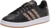 step up your game with adidas women's grand court sneakers logo