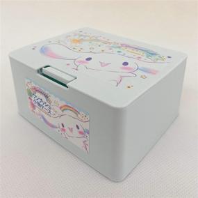 img 3 attached to Cinnamoroll Cute Box: One Touch Open Lid, Ideal Makeup, Accessory & Cosmetic Case (4.2in x 3.5in x 2.1in)