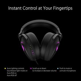 img 1 attached to 🎧 ASUS ROG Delta S Gaming Headset with USB-C, AI-Powered Noise-Canceling Microphone, Over-Ear Headphones for PC, Mac, Nintendo Switch, Sony Playstation, Ergonomic Design - Black