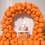 honinda orange balloons birthday decorations logo