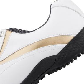 img 1 attached to 🏌️ RAHATA Men's Microfiber Leather Ultralight Golf Shoes: Experience Golfing Excellence