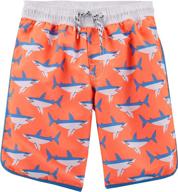 multiple varieties tucan boys' swim trunks - toddler clothing logo
