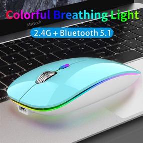 🖱️ TENMOS Wireless Bluetooth Mouse: Slim Dual Mode…