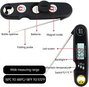 img 2 attached to Instant Thermometer Best Waterproof Thermometer Thermomete Kitchen & Dining