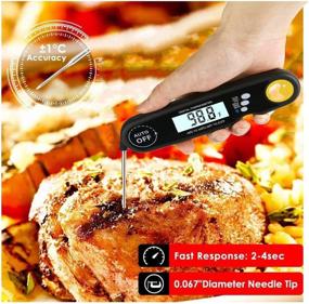 img 1 attached to Instant Thermometer Best Waterproof Thermometer Thermomete Kitchen & Dining