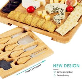 img 2 attached to 🍴 High-Quality Cutlery with Elegant Packaging for Charcuterie