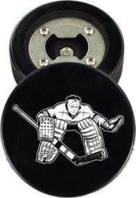 img 4 attached to 🏒 The PuckOpener - Hockey Puck Bottle Opener - Goalie: Crack Open Your Drinks with a Hockey Twist!