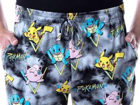 img 2 attached to Pokémon Pikachu Squirtle Jigglypuff Bottoms Men's Clothing