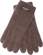 🧤 eem thinsulate thermal knitted gloves: perfect men's accessories for warmth in gloves & mittens logo