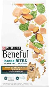 img 4 attached to 🐶 Purina Beneful Incredibites: Farm-Raised Chicken Small Breed Dry Dog Food - 3.5 lb. Bags (4 Pack) for Optimal Nutrition