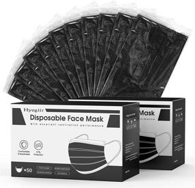 img 4 attached to 💨 Hyegiir Disposable Face Masks: Individually Wrapped, Breathable Protection