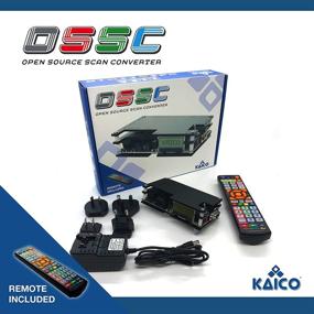 img 2 attached to 🕹️ Enhance Retro Gaming Experience with Kaico Edition OSSC Scan Converter 1.6 - SCART, Component & VGA to HDMI: Zero Lag RGB Gaming