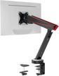 wali gamu001 single gaming monitor mount stand - mechanical spring assisted fully adjustable fit one screen 17 to 32 inch logo