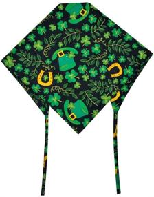 img 3 attached to 🍀 2 Pack Reversible St. Patrick's Day Dog Bandana Triangle Bibs Scarf Accessories for Dogs Cats Pets Animals by KZHAREEN