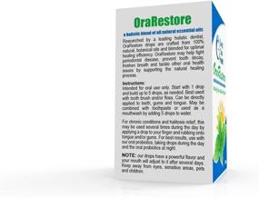 img 3 attached to OraRestore Natural Bad Breath Treatment - Powerful Essential Oil Blend - Dentist Formulated Toothpaste & Mouthwash for Gums & Teeth - Oral Care Tooth Oil with eBooklet 15ml (1 Pack)