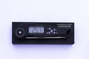 img 1 attached to 🌡️ Advanced Digital Instant Read Meat Thermometer: Grill, Smokers, BBQ - Backlight LCD, Long Probe, Timer, Magnet, Waterproof