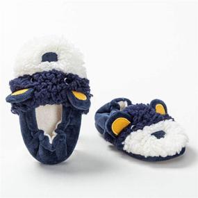 img 2 attached to Enteer Baby Fluffy Doggy Slippers