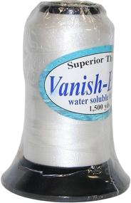 img 1 attached to 🧵 Vanish-Extra Water Soluble Thread Spool by Superior Threads for Basting, Trapunto, and Apparel Sewing - 1,500 Yards