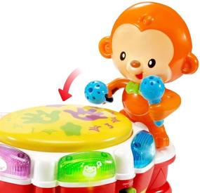 img 2 attached to 🐒 VTech Беби Битс Обезьянка Барабан: Интерактивная музыкальная игрушка для малышей