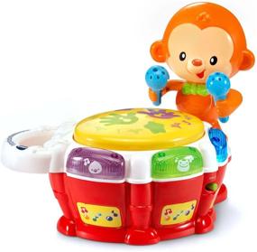 img 4 attached to 🐒 VTech Беби Битс Обезьянка Барабан: Интерактивная музыкальная игрушка для малышей