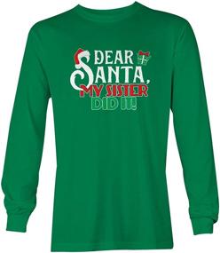 img 2 attached to 🎅 Tcombo Santa Sister Boys' Clothing: Dear Santa Edition