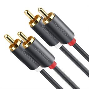 img 4 attached to Enhance Your Audio Experience with UGREEN 2RCA Male to 2RCA Male Stereo Audio Cable - 6FT
