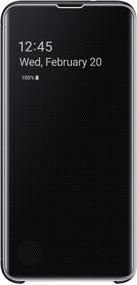 img 4 attached to 📱 EF-ZG970CBEGUS Samsung Galaxy S10e S-View Flip Case - Black, Enhanced SEO