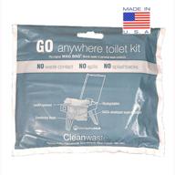 🚽 go anywhere toilet kits - 50-pack (d313w50) by cleanwaste logo