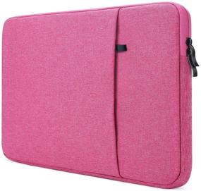 img 4 attached to 🌹 NIDOO 11 inch Laptop Sleeve: Protective Cover for iPad Pro, MacBook Air/Pro, Surface Laptop, Surface Pro, Dell XPS 13 - Rose Design