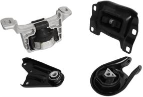 img 3 attached to 🚗 Автоматический комплект крепления двигателя AutoForever Engine Motor Trans Mount Set 4PCS для 04-09 Mazda 3 2.3L без Турбо - Совместим с A4403 A4404 A4405 A4418