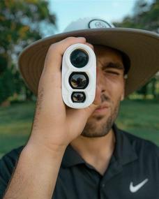 img 1 attached to 🏌️ Pinned The Ace Slope Golf Rangefinder: USB Rechargeable Laser Range Finder for Accurate Golf Distance Measurement and Locked Vibration Targeting System - Perfect Golf Gift for Men