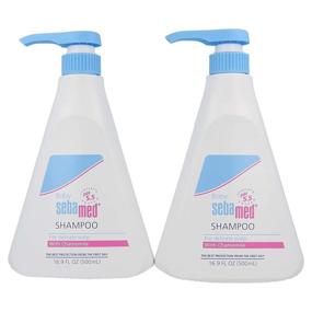 img 4 attached to Sebamed Baby Shampoo Extra Mild Cleanser for Delicate Hair and Scalp, Pack of 2 (500mL) - Children's Formula